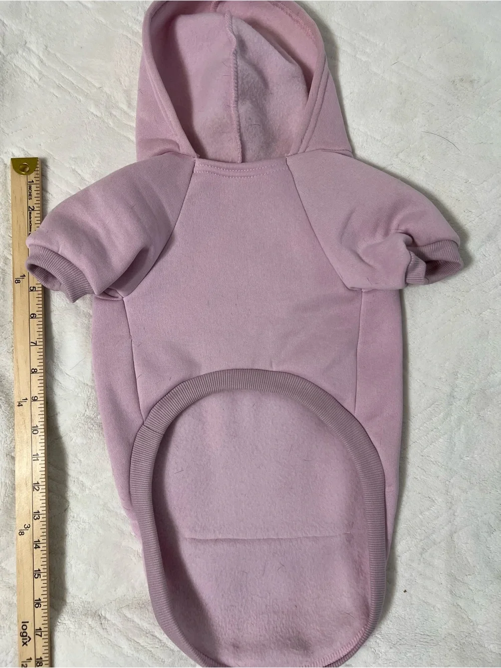 BAOBICUTE Lavender Hooded Dog Sweatshirt with Front Pocket